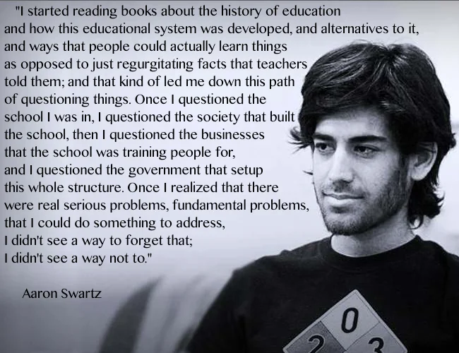 Aaron Swartz on questioning structure